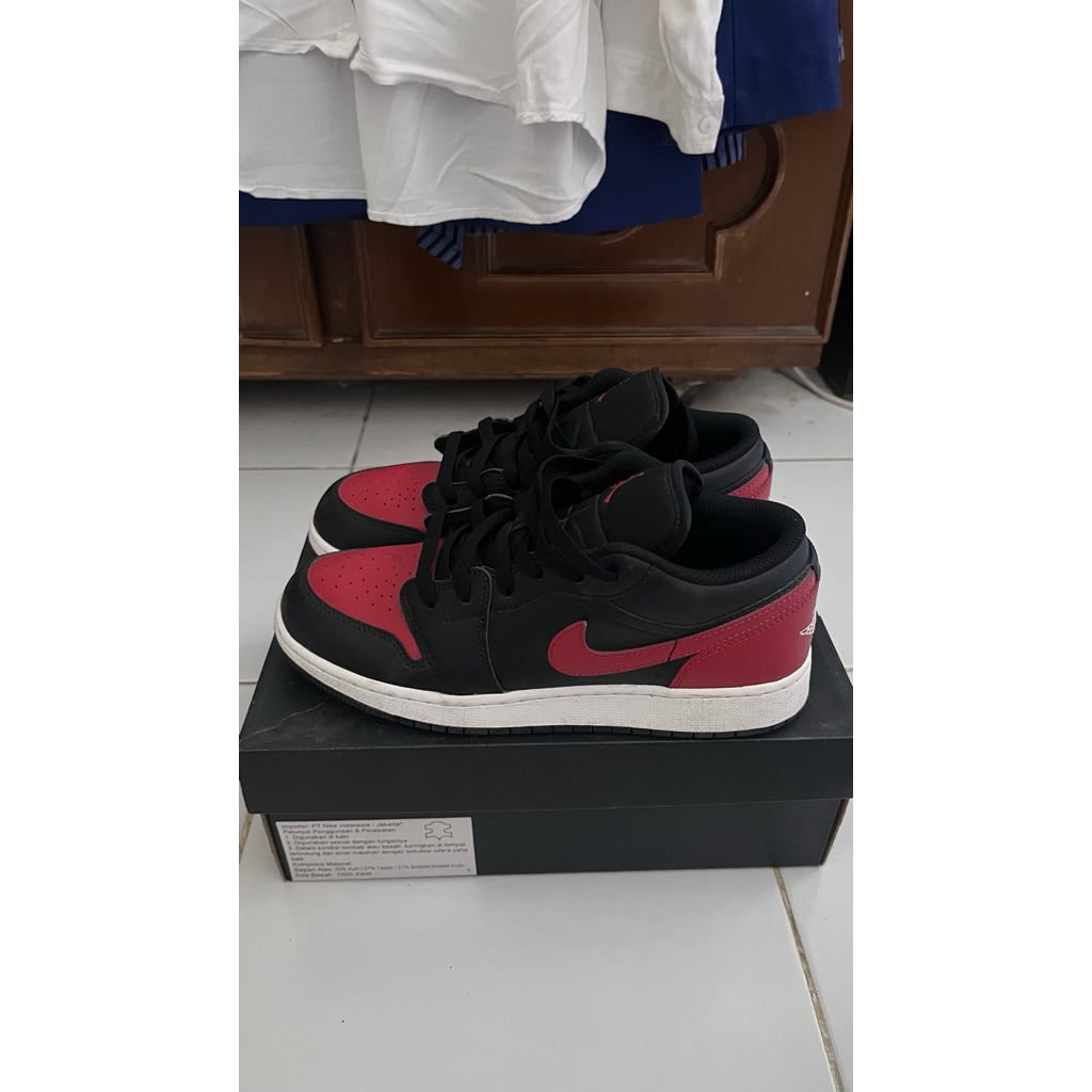 PRELOVED NIKE AIR JORDAN LOW (GS) ORI SECOND LIKE NEW