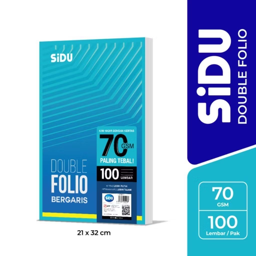 SIDU DOUBLE FOLIO BERGARIS 100 / DOUBLE FOLIO / FOLIO GARIS