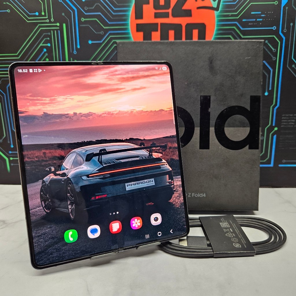 Samsung Galaxy Z Fold 4 12/512GB SEIN Resmi Fullset Second Grade A