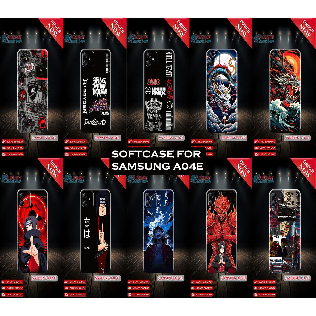 SOFTCASE FOR SAMSUNG A04E  -  Casing Hp - Softcase Case Hp SAMSUNG A04E - Casing Hp - Softcase - Cas