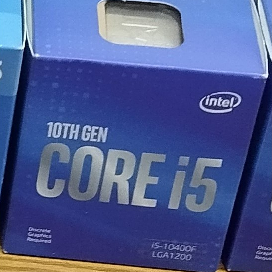 Dus box dan HSF original processor intel i5 10400f bekas