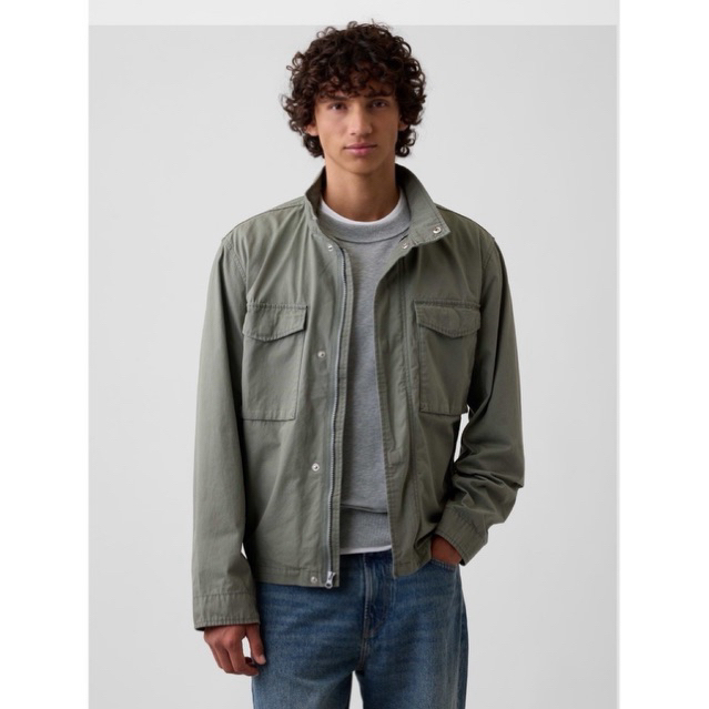 Brand New - GAP - Boxy Field Jacket - Mesculen Green - Size M fit L