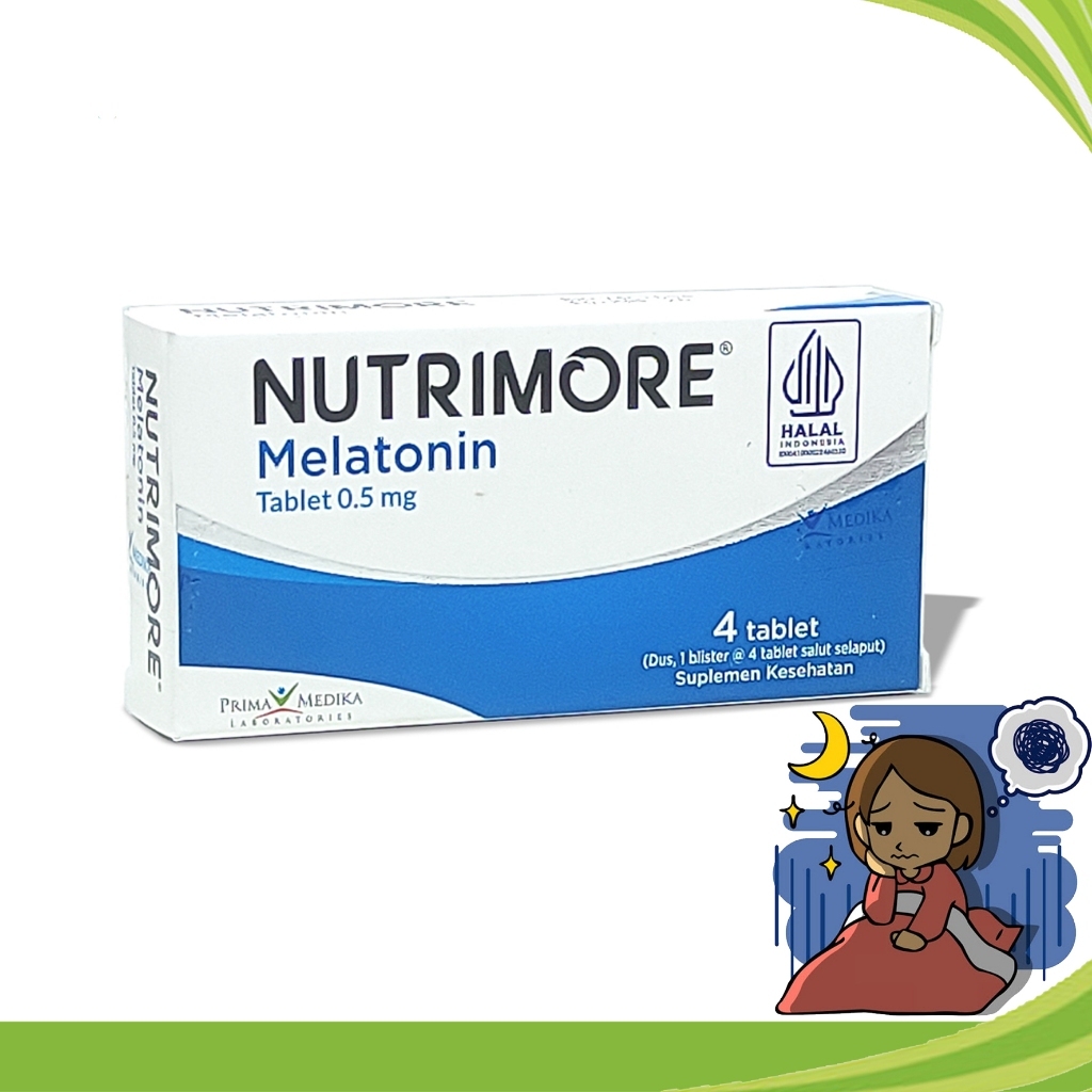 Nutrimore Melatonin Suplemen Meningkatkan Kualitas Tidur