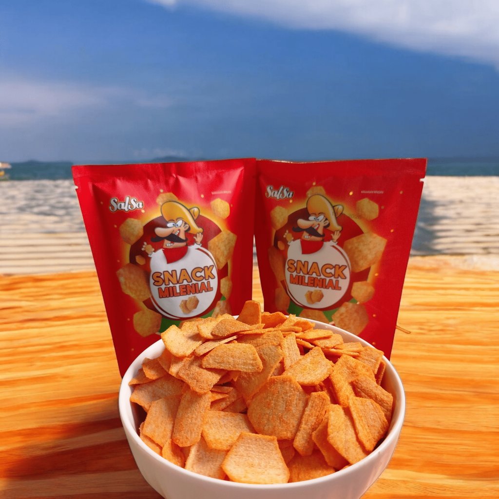 Salsa Snack | Jajanan Berhadiah Uang | Tortilla Chips Balado 60gr – Keripik Renyah Pedas Gurih, | Ci