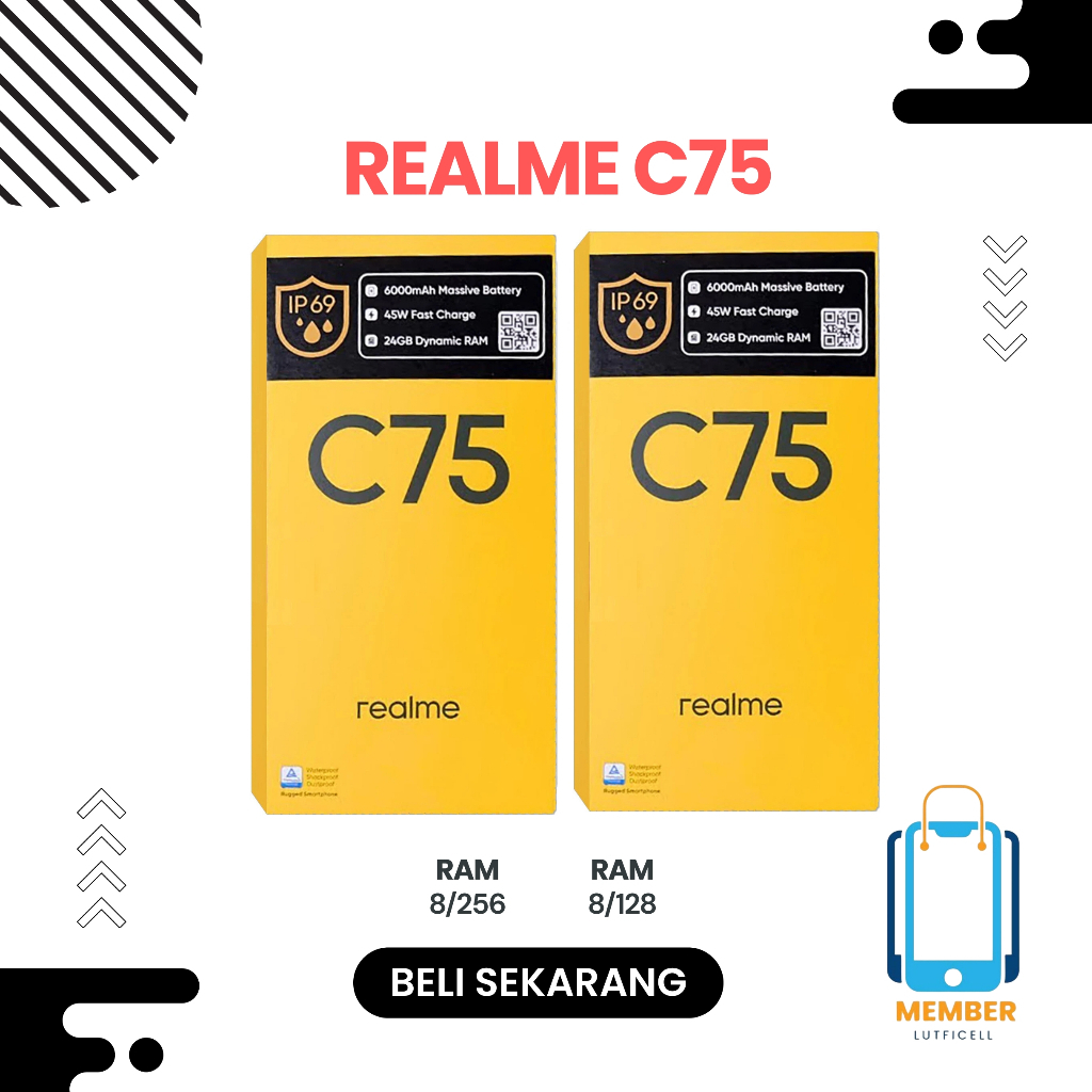 realme c75 8/128 second garansi resmi indonesia
