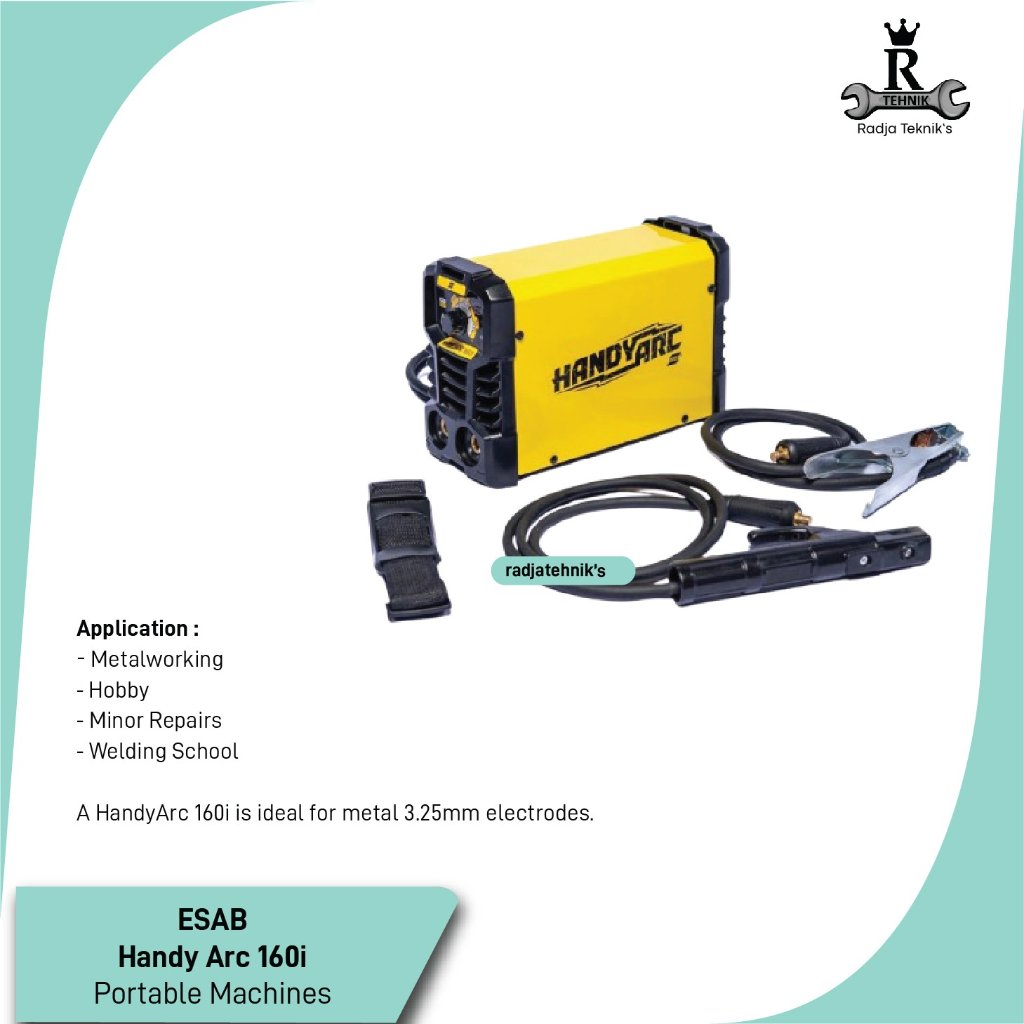 ESAB  Handy ARC 160i  Mesin Las Inverter Portable 160A  Original New Machines