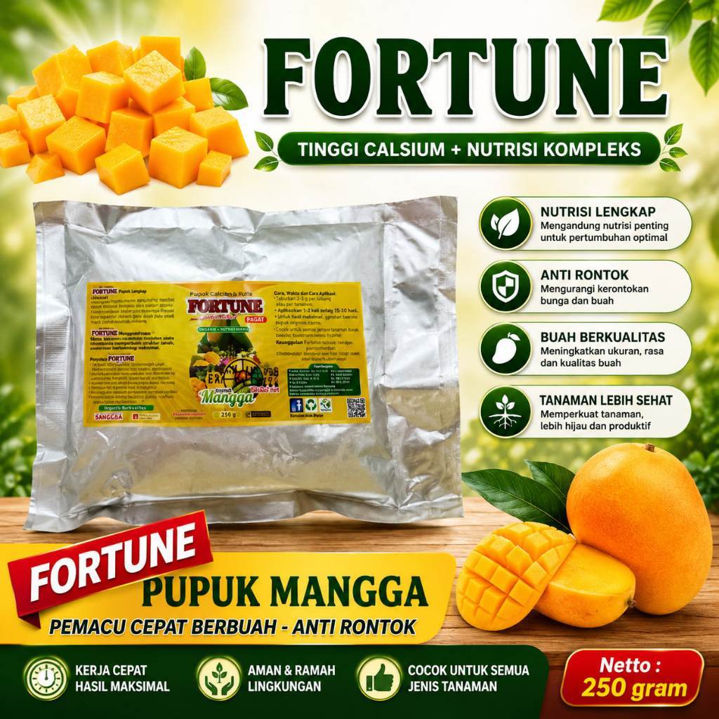 Pupuk Buah Mangga Cepat Buah, Pupuk Booster Mangga Agar Berbuah Lebat