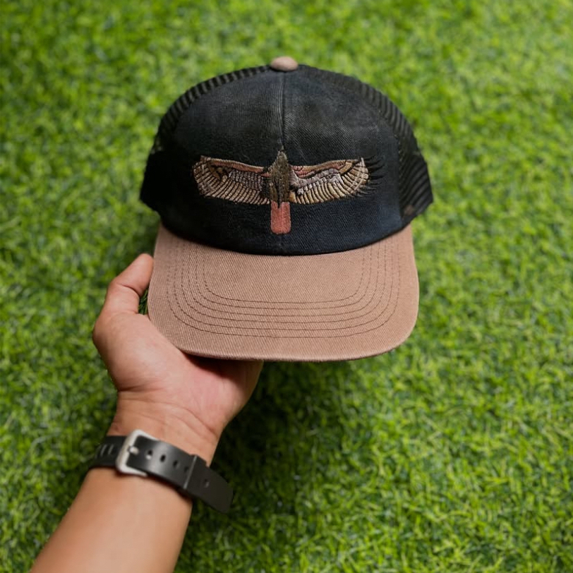VTG TWOTONE HAT - HAWKS