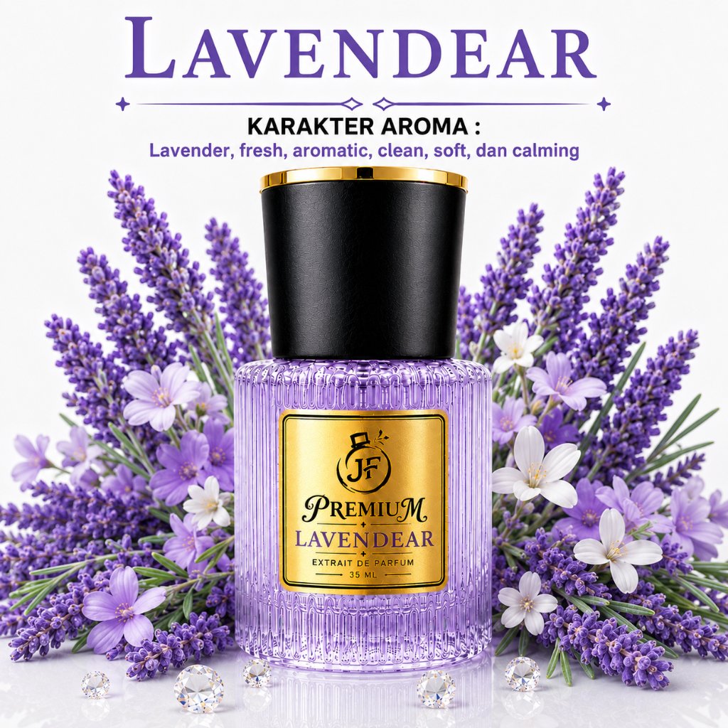 LAVENDEAR Parfum Wanita Tahan 12-24 Jam | Extrait de Parfum - JF Parfum