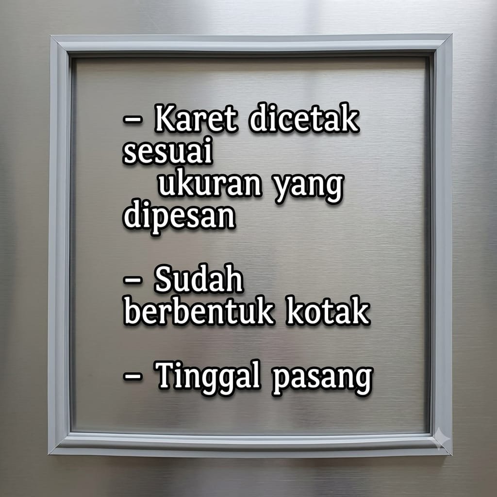 Karet Pintu Kulkas Undercounter/Upright/chiller ukuran custom
