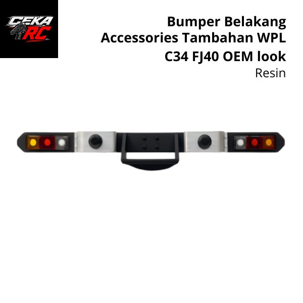 Bumper Belakang Pelengkap RC WPL C34 Landcruiser FJ40 Aksesoris RC