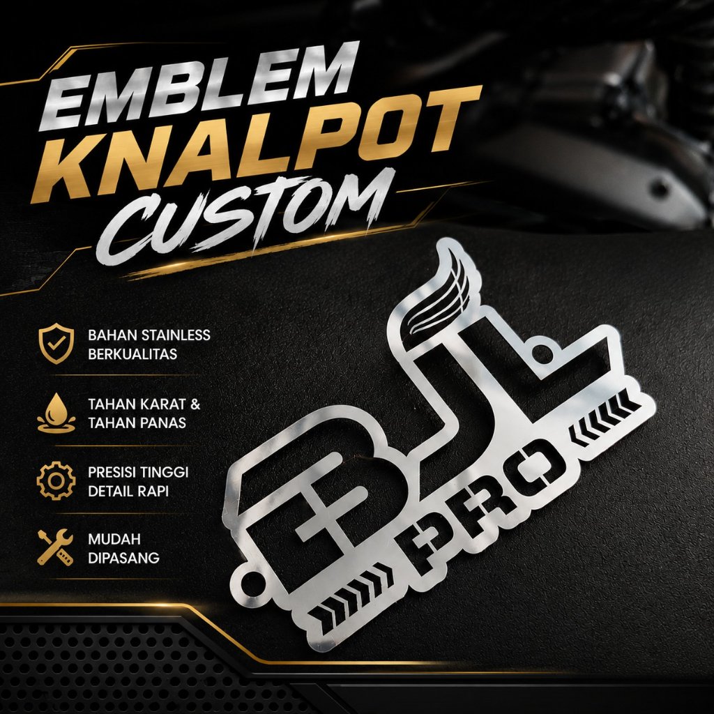 EMBLEM SATUAN REQUEST DESAIN | EMBLEM KNALPOT CUSTOM