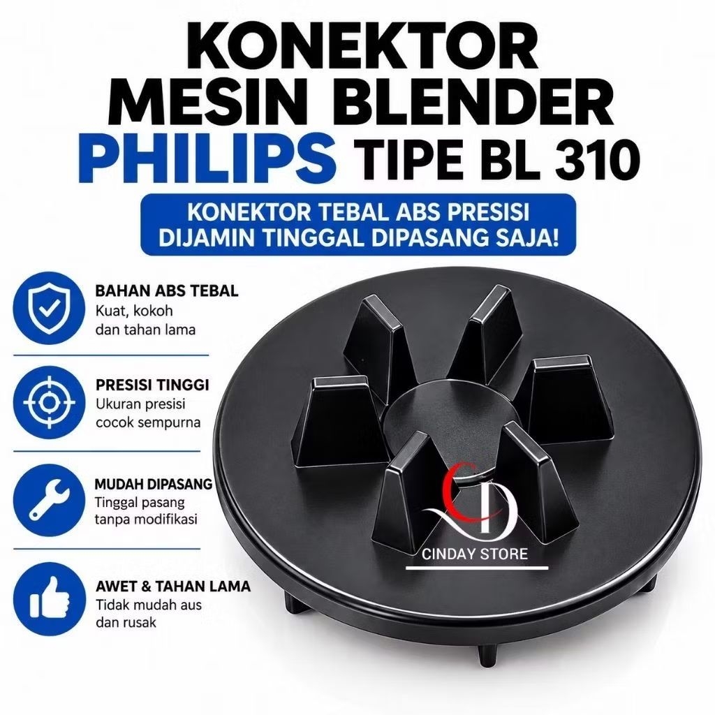 KONEKTOR CONECTOR MESIN BLENDER PHILIPS TIPE BL-310