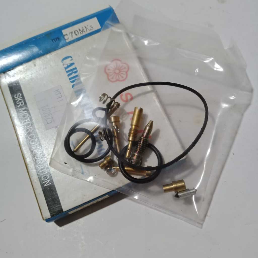 Repair kit karburator C70 Mk2 Karburator C70 Sumur Honda C70 Mk3