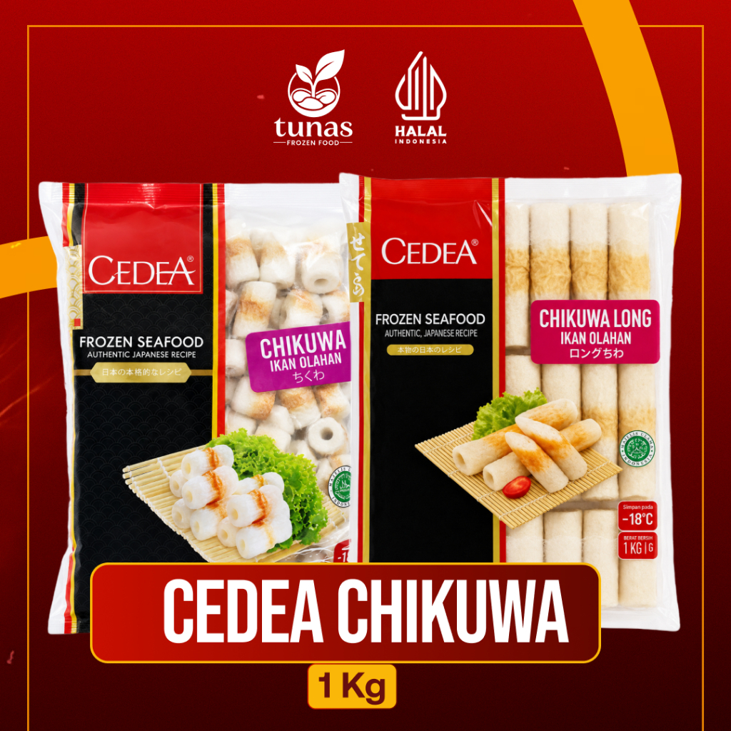 CEDEA Chikuwa Mini & Long 1KG | Frozen Food Halal - Tunas Frozen Food