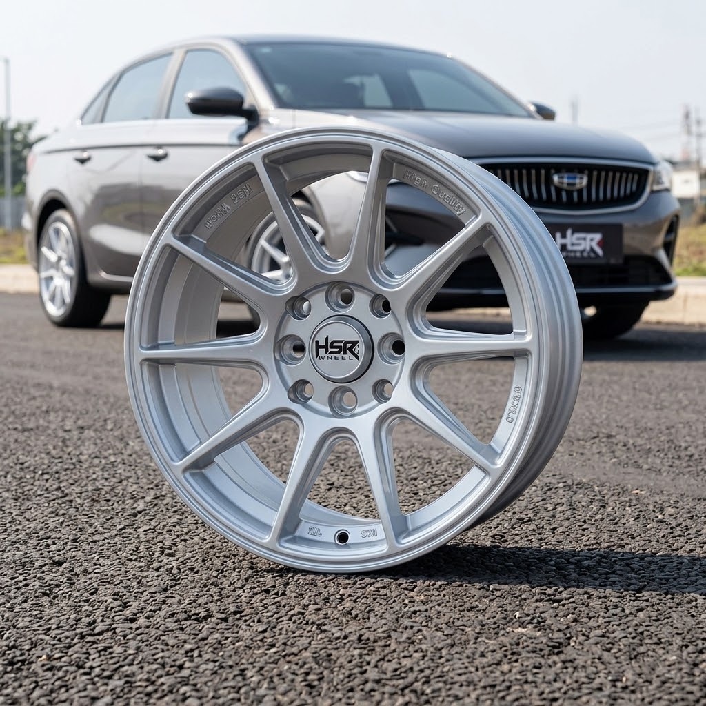 VELG ORIGINAL HSR RING 15 COCOK UNTUK MOBIL, GEELY,SIGRA,XENIA,AGYA,ALTIS RING 15