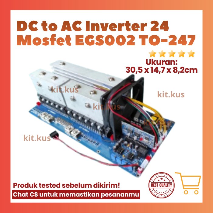 Kit Inverter 24 MOSFET TO247 PURE SINE WAVE KIT 24mosfet to 247 LF