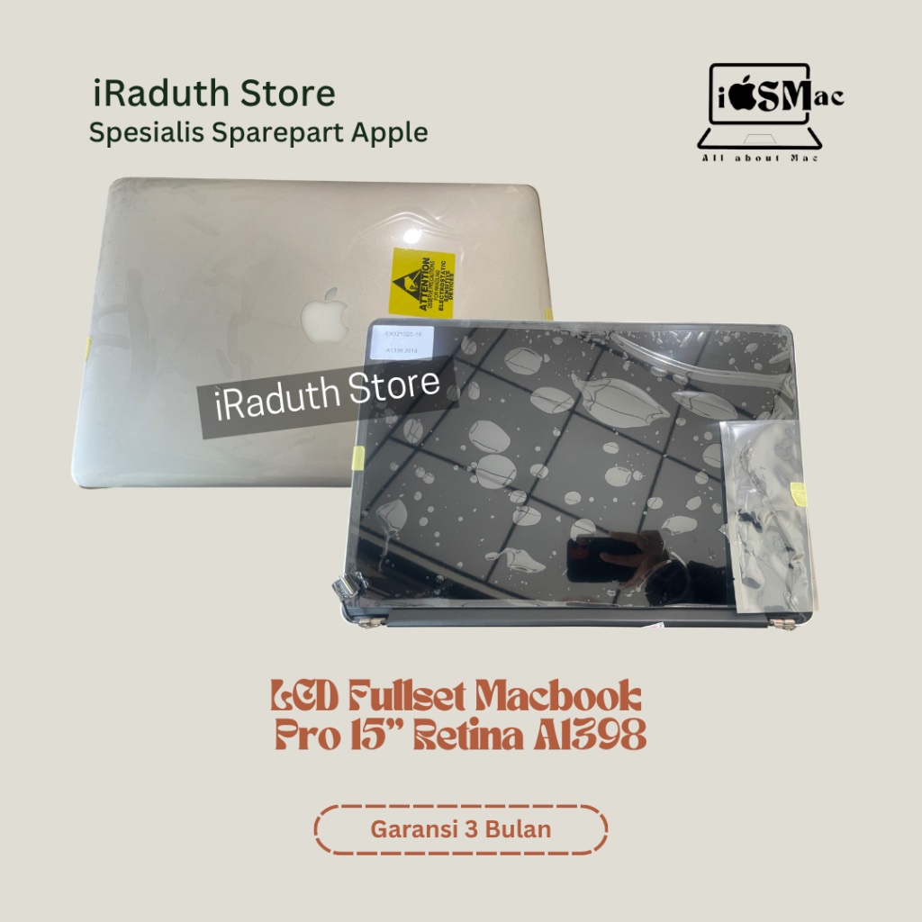 LCD Fullset Macbook Pro 15" Retina A1398