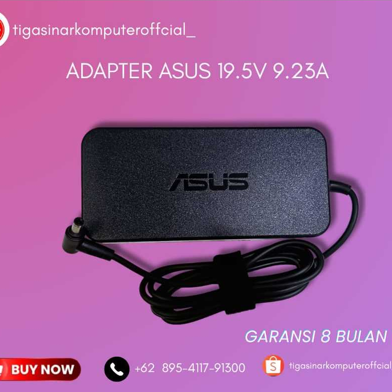 Adaptor Charger Original ASUS 19.5V - 9.23A (180W) DC 5.5x2.5mm. ADP-180HB ADP-180MB ADP-180EB #ADP_