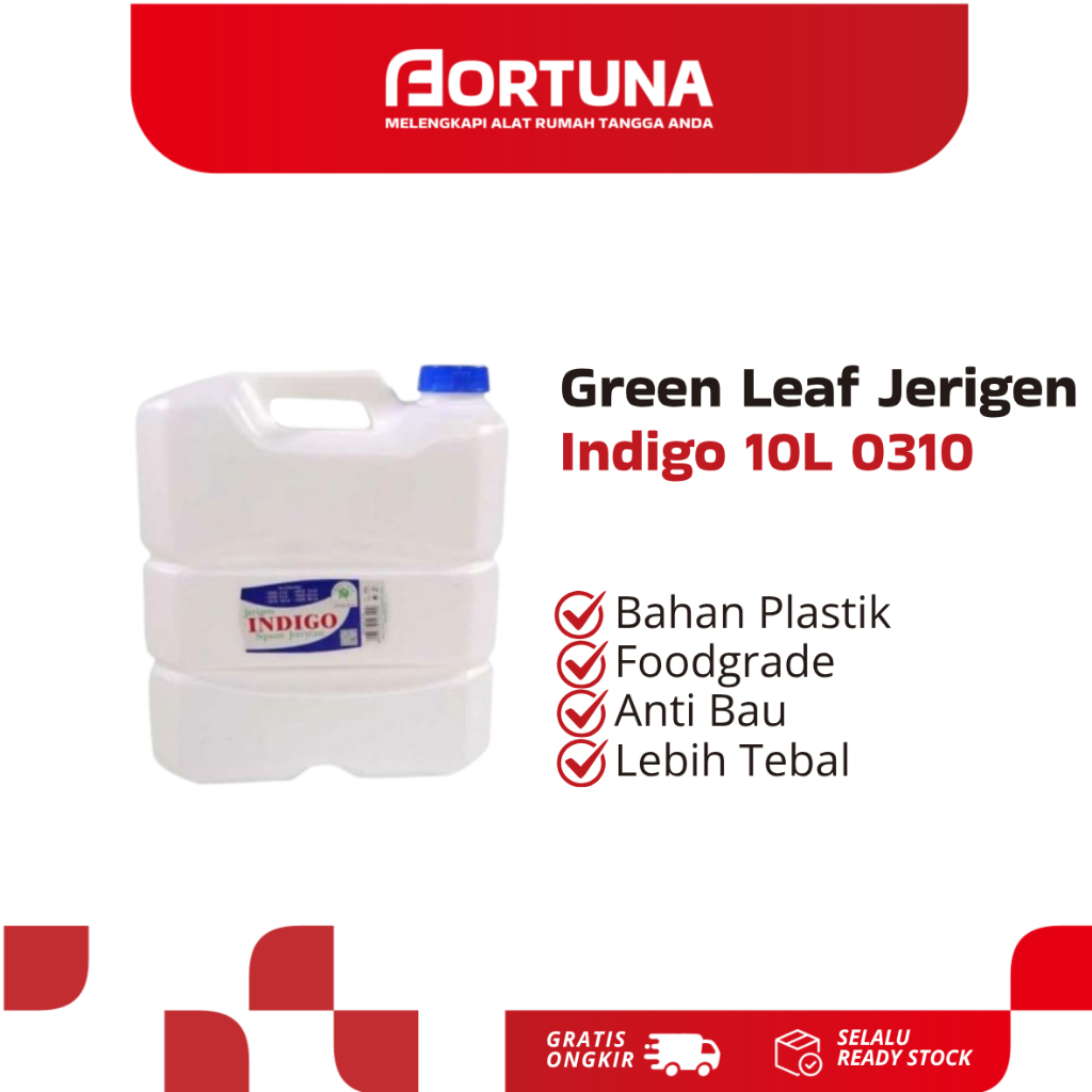 Green Leaf Jerigen Indigo 10L 0310  Jerigen Plastik 10 Liter