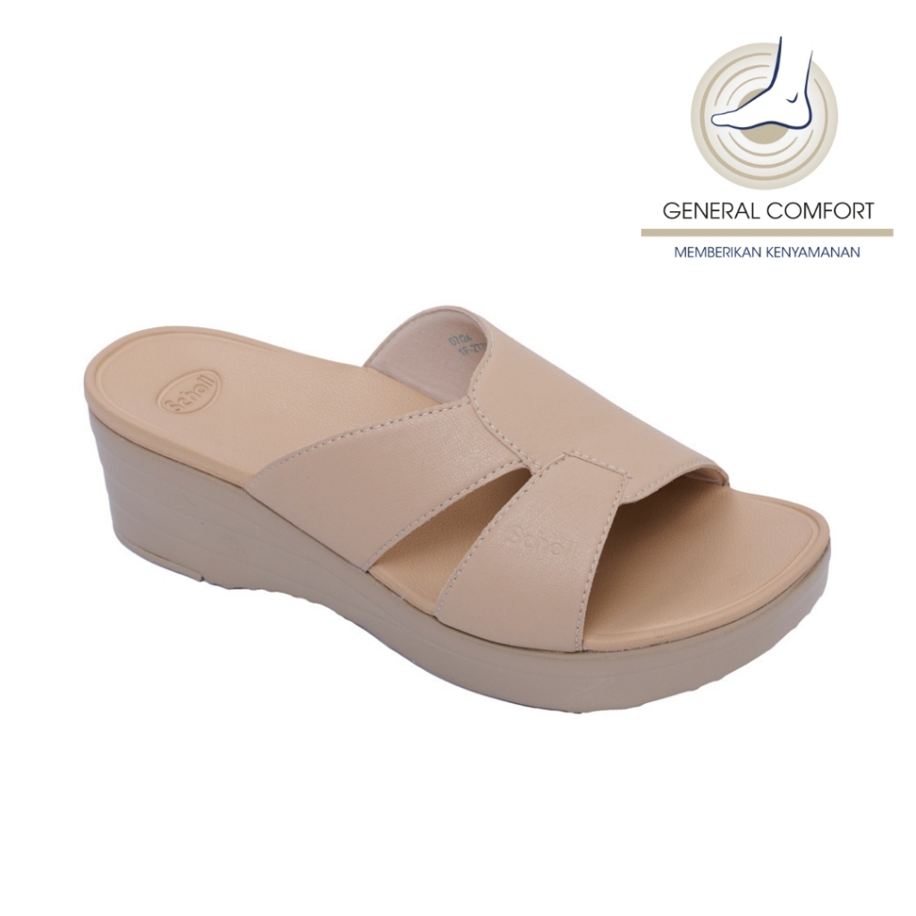 Scholl Kris Beige Sandal Wanita