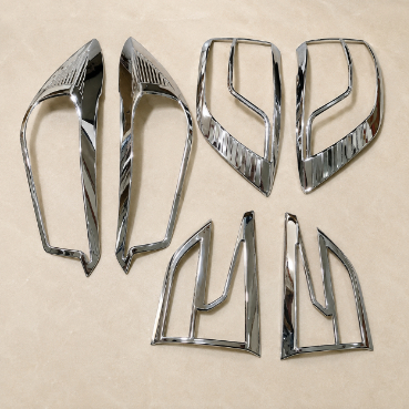 Paket Garnish Wuling Confero Chrome Cover Lampu Depan Belakang Aksesoris Mobil