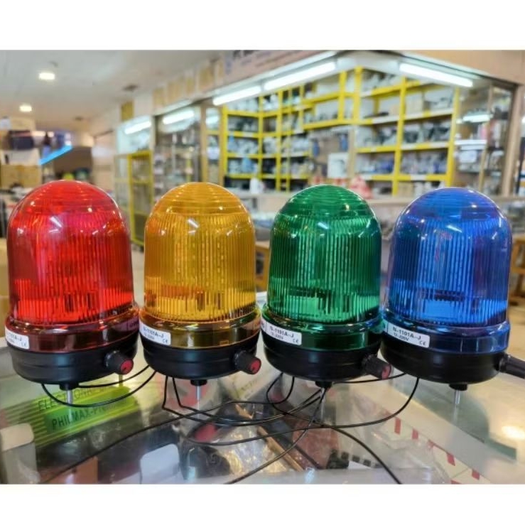 lampu rotary+sirine EWIG N-1101A-J atau N-1101-J warning light + buzzer 3,5inch