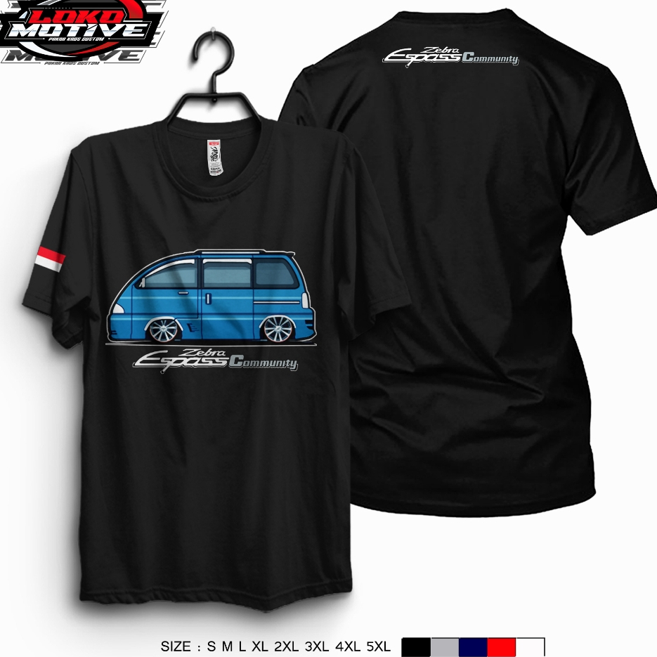 DAIHATSU ESPASS - Kaos Merchandise Community Club Unisex Lengan Pendek