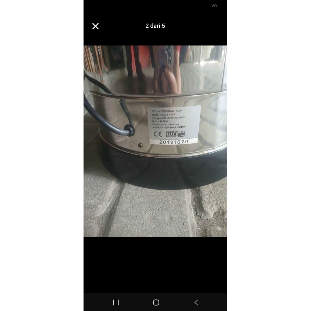 water boiler & coffe maker merek akebonno