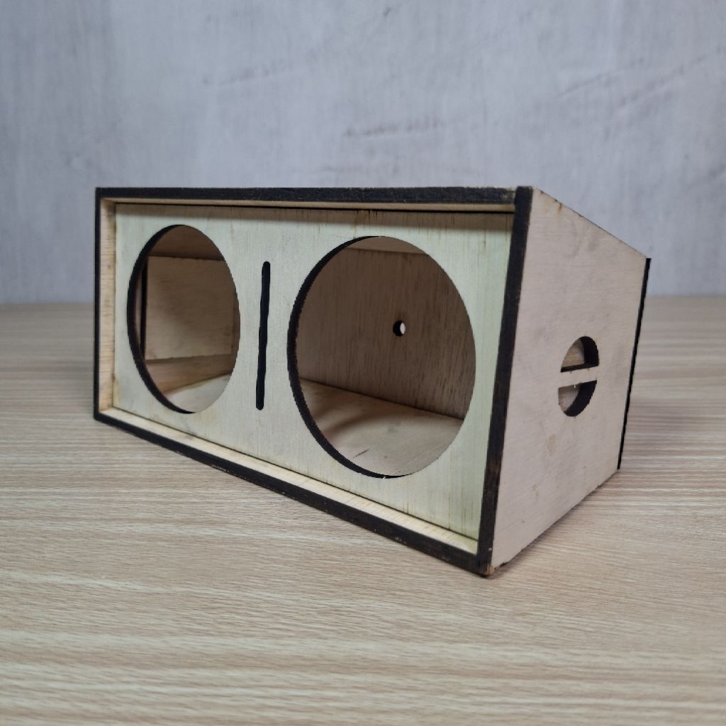Box Speaker Line Array Double 3 Inch [box tanpa speaker]