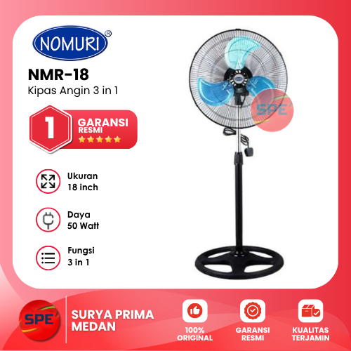 Kipas Angin NOMURI 18 Inchi 3 In 1 Type: NMR-18.