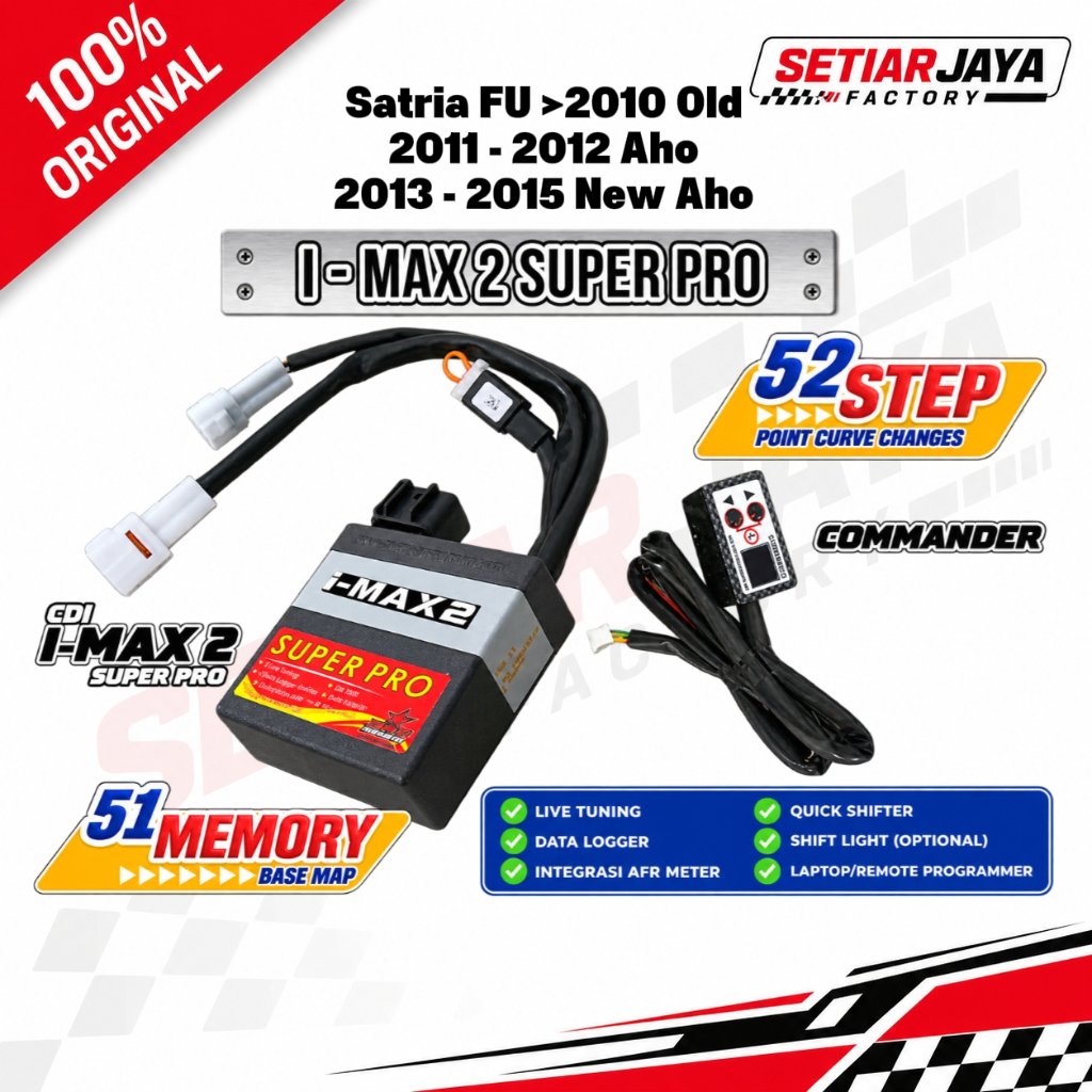CDI BRT Imax 2 Super Pro 52 Step Satria Fu Old / 2011 - 2012 Aho / 2013 - 2015 New Aho Original BRT