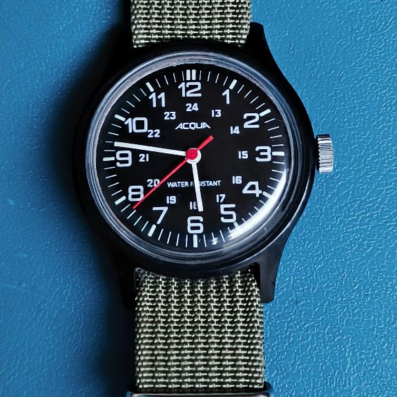 Timex Acqua Military Manual Winding Analog Second Mulus