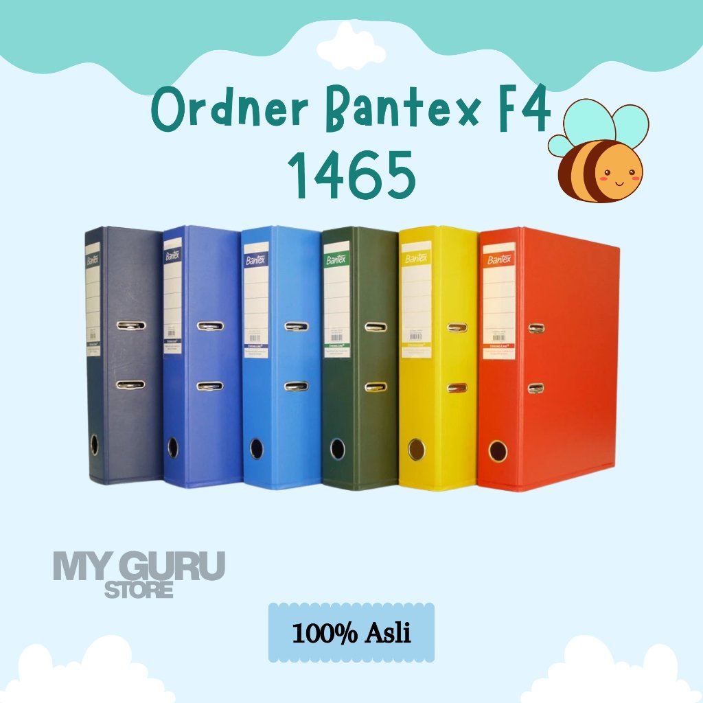 [PCS] ORDNER BANTEX FOLIO F4 1465 / BANTEX PP LEVER ARCH FILE F4 7CM 1465V