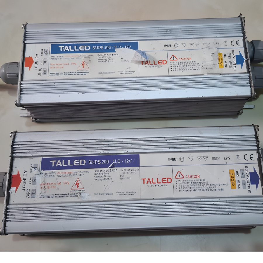 Power Supply TALLED SMPS200-TLD-12V  IP65 SELV LPS BEKAS