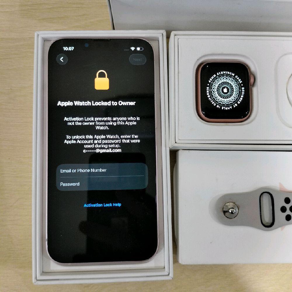 iWatch series 4 40mm inter (LL/A)(QKKDH4) Nyangkut icloud