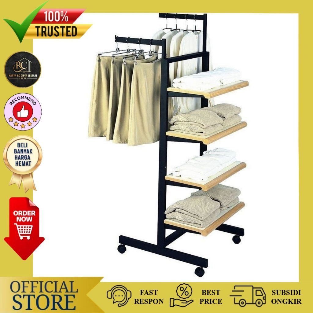 Hanger Gantungan Display Baju | Display Baju Distro