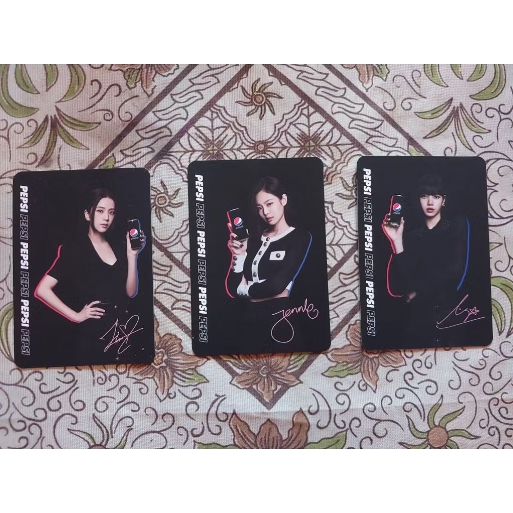 BLACKPINK x PEPSI OFFICIAL LARGE PHOTOCARD