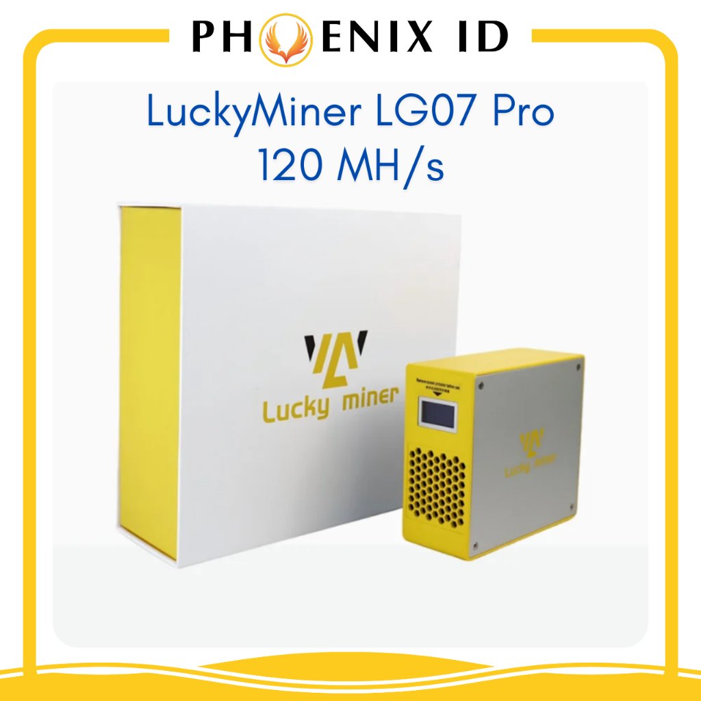 Lucky Miner LG07 Pro 120 MH/s Dogecoin DOGE Scrypt Lottery Solo Mining Kripto Cryptocurrency Asic Lo