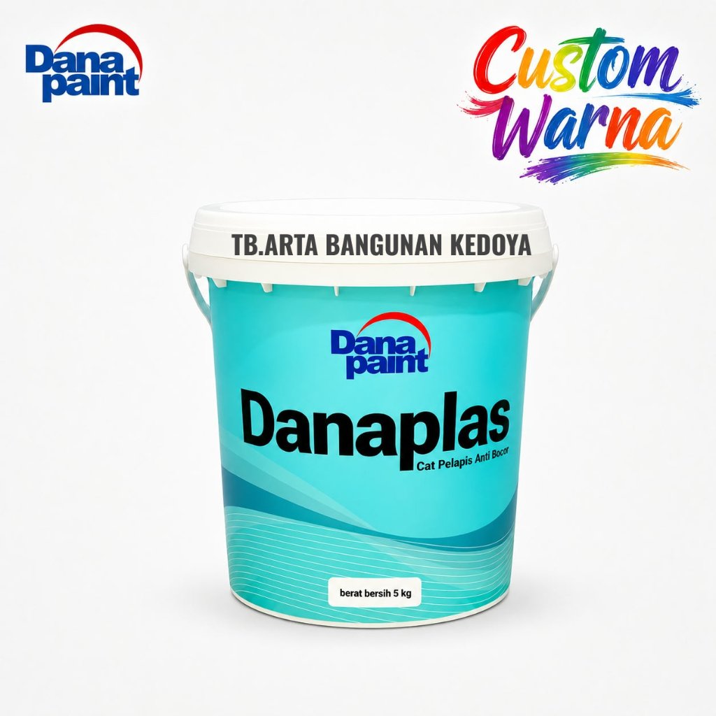 Cat Danaplas Waterproof Custom Warna Tua - 5 kg ( Gallon )