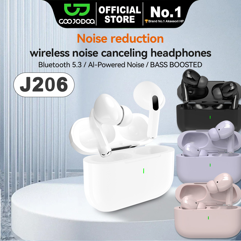 goojodoq J206 TWS Earbuds Nirkabel Bluetooth 5.3