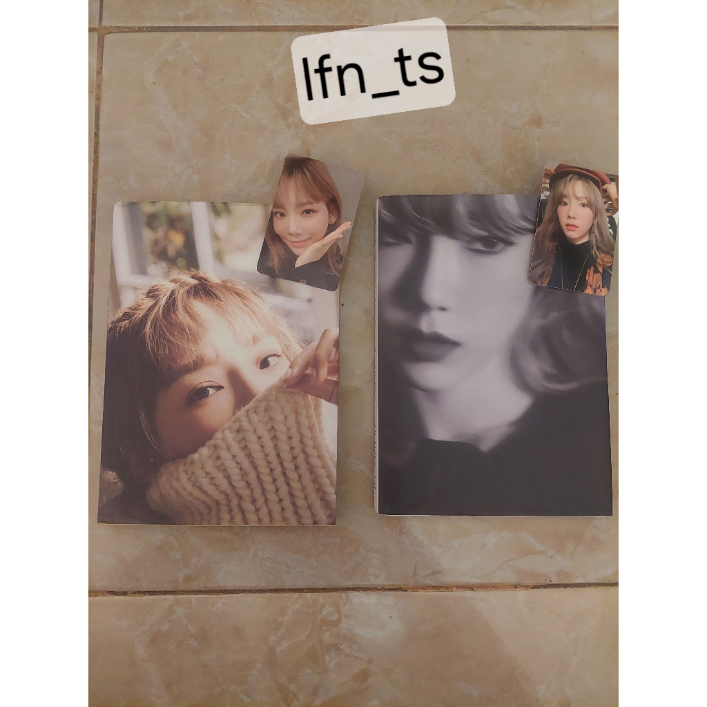 TAEYEON Purpose & Purpose Repackage album unsealed preloved set lengkap termasuk photocard kondisi b