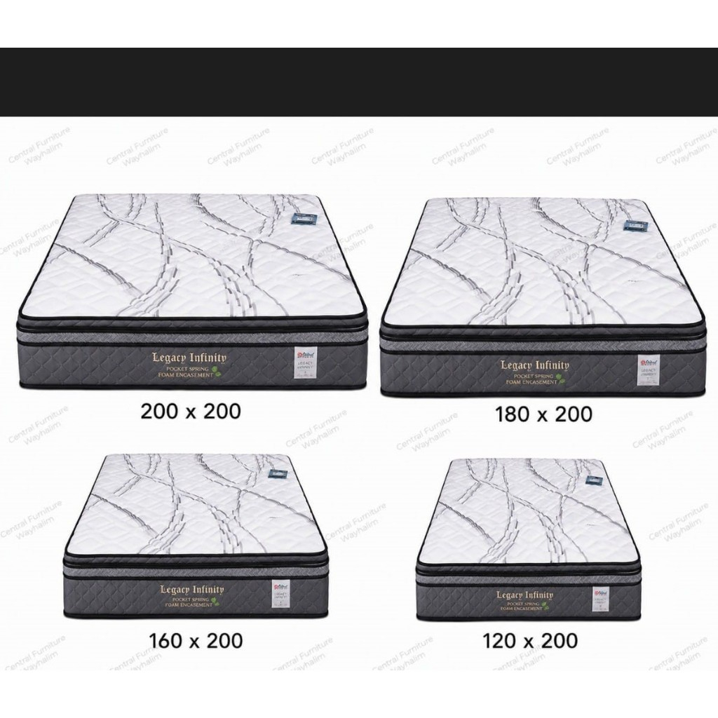 CENTRAL - MATRAS / KASUR SPRINGBED CENTRAL LEGACY INFINITY EMPUK ( MATRAS ONLY )