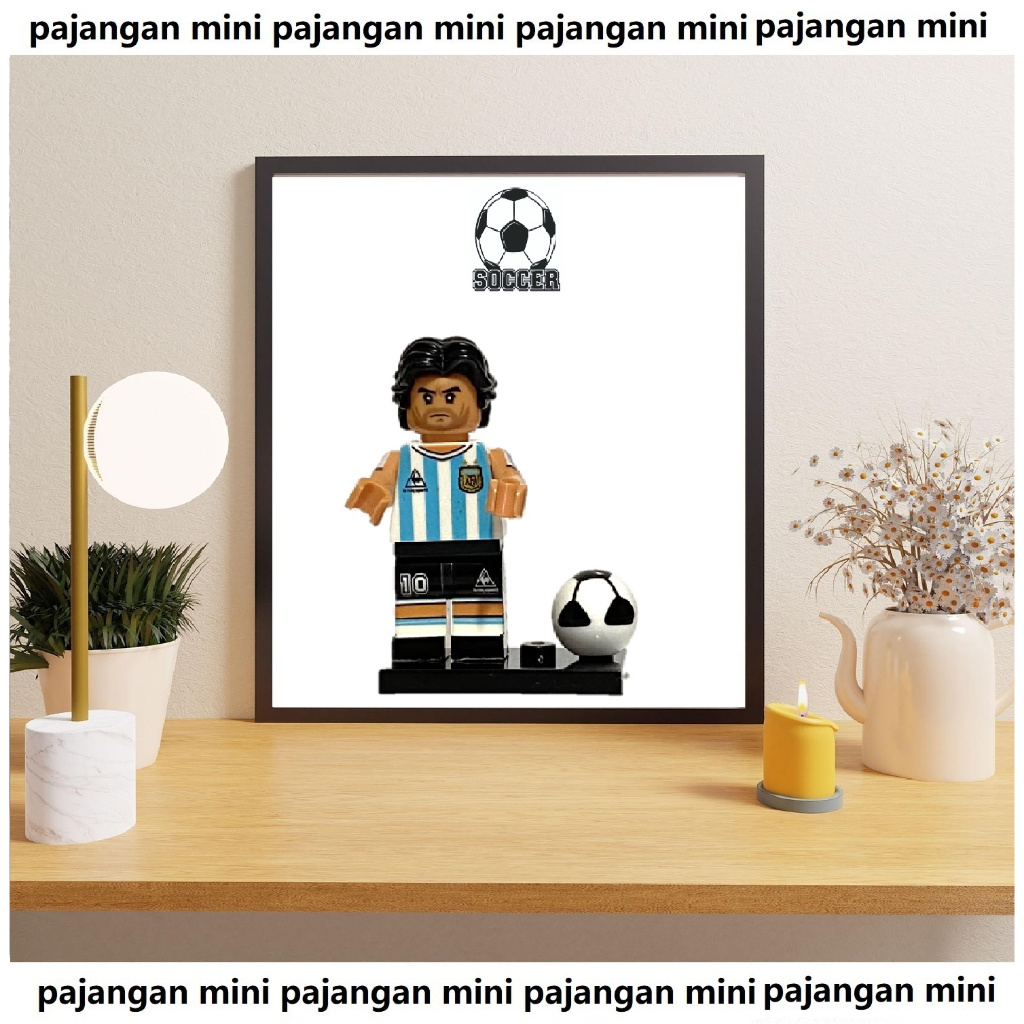 Pajangan Mini - Various Figure Soccer Player MARADONA minifigs tanpa dus