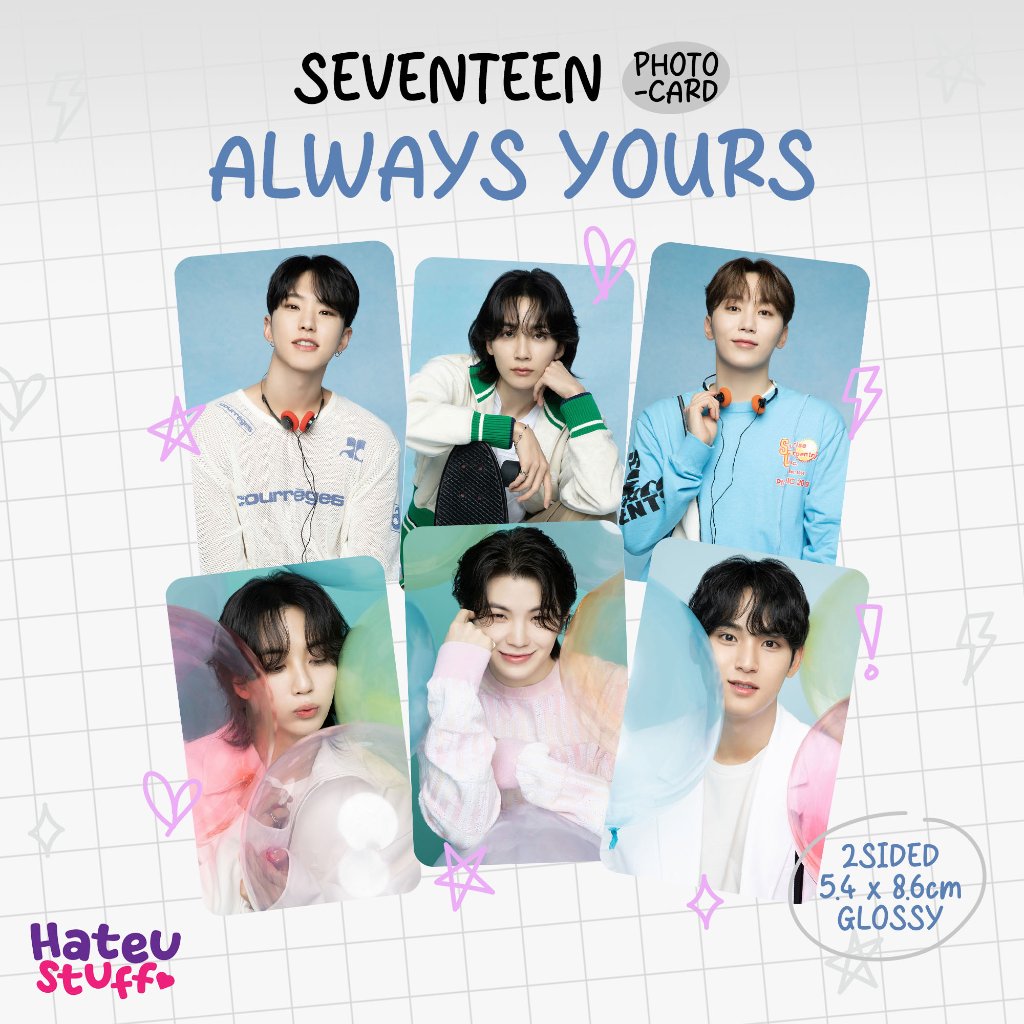 Seventeen Unofficial Photocard Always Yours