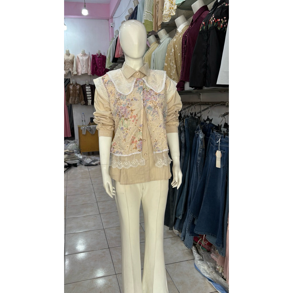 kemeja wanita namiza blouse
