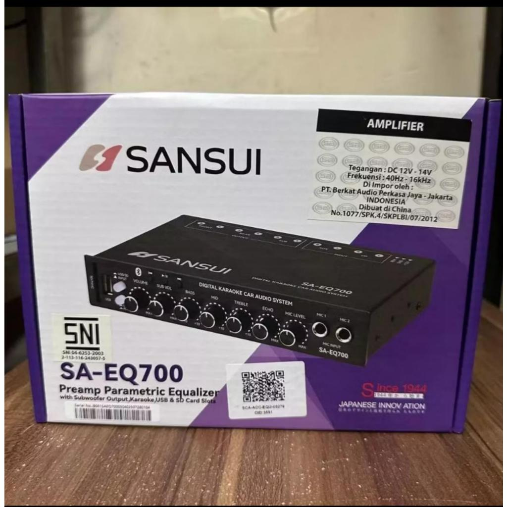 Preamp Parametric Equalizer Sansui SA-EQ700 / Preamp Karaoke Mobil Sansui