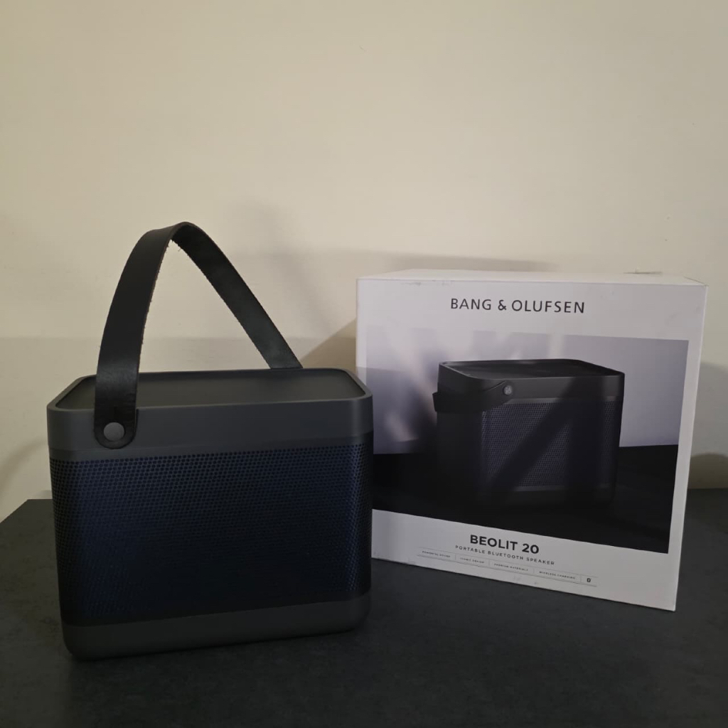 B&O BEOLIT 20 FULLSET ORIGINAL BANG & OLUFSEN MULUS SEPERTI BARU SPEAKER BLUETOOTH