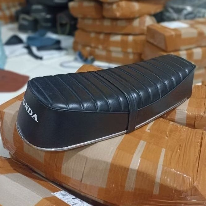 Jok CB PSP style / Cb 100 / 125 Cb dilan Jadul Model standart ori, garis timbul