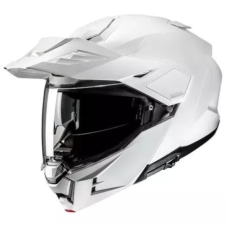 HELM HJC i80 WHITE GLOSSY FULL FACE MODULAR HELMET HJC MODULAR ORIGINAL